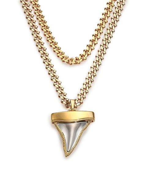 givenchy shark tooth necklace|Givenchy pearl torque.